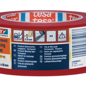 BANEMARKERINGSTAPE RØD