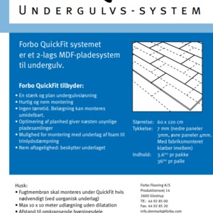 QUICKFIT PANELS PK A 3,6 M2