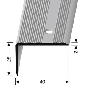 TRAPPEFORKANT 25X40MM MAT 228