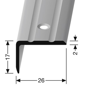 VINKEL SKINNE 17X26MM 237 MAT