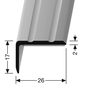 VINKEL SKINNE 17X26MM 237SKMAT