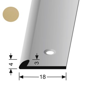 UNDERLIGGENDE 3MM MESSING 357