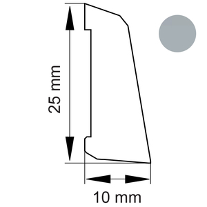 PRIMO P5075 GRÅ SANDLISTE