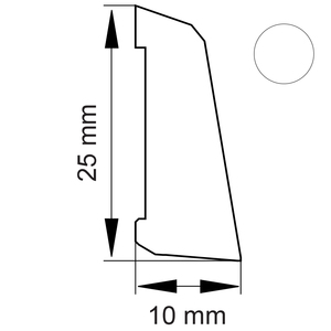 PRIMO P5075 HVID SANDLISTE