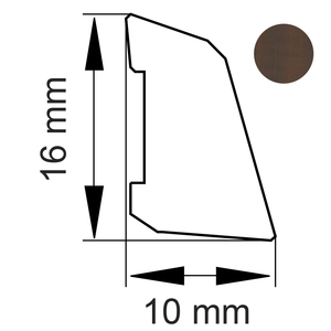 PRIMO P5001 SANDLISTE MAHOGNI