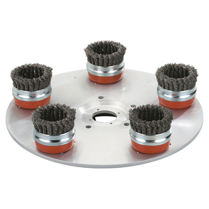 RONDEL MED 5 RUNDE STÅLBØRSTER